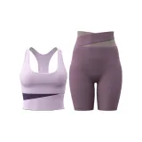 [Bra Clothing Sets]Prosperous Purple+Berry Purple