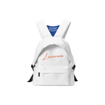 LOVVVVE Polyester Backpack Women's White