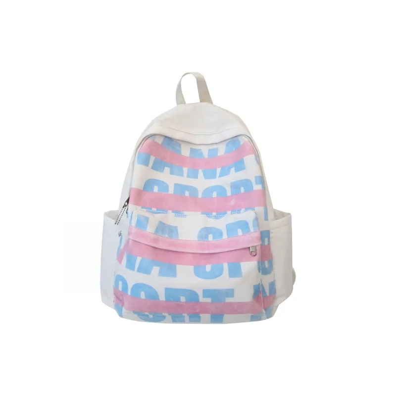 Vack Nylon Backpack Regular Unisex Red/Green/Blue/Pink-11