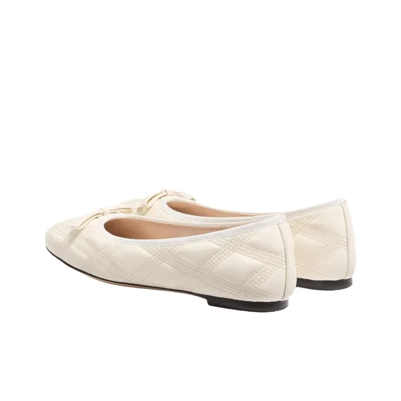 Valentino Quiltie 67 Casual Single Shoes Women's White-3