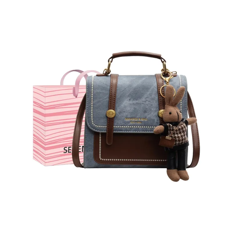 SEVENMOONS PU Backpack Regular Women's Beige & Brown/Beige & Black/Black/Blue-3