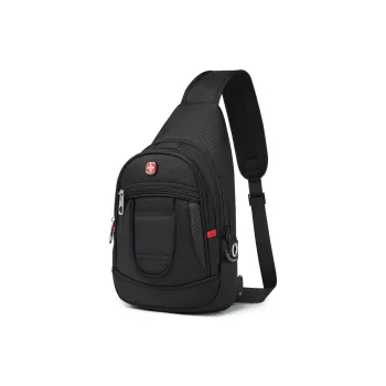 CROSSGEAR Polyester Sling Bag Unisex Black