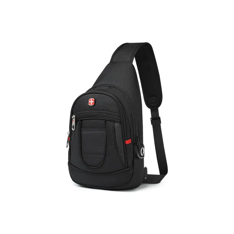 CROSSGEAR Polyester Sling Bag Unisex Black-0