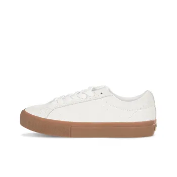 Ollieskate Abrasion Resistant Balance Lightweight Low Top Skateboard Shoes Unisex White