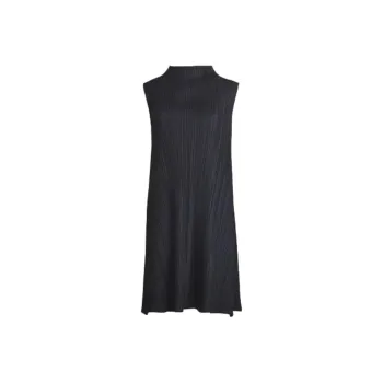 PLEATS PLEASE ISSEY MIYAKE Sleeveless Dress Women's Blue