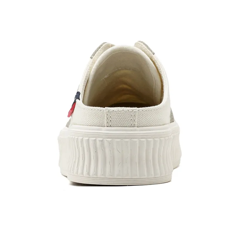 WARRIOR Skateboard Shoes Women's Low Top Beige-3