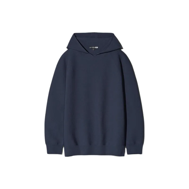 UNIQLO Sweatshirts Unisex Navy Blue-0