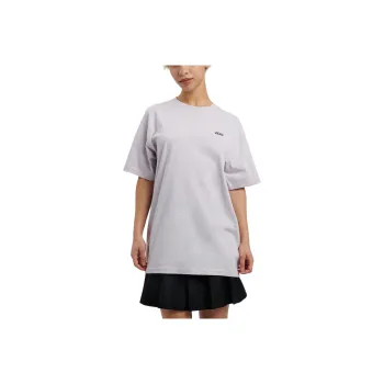 Vans Left Chest Logo T Shirt Women's Light Purple/Black