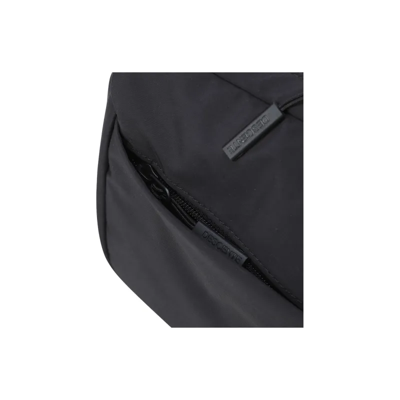 DESCENTE Polyester Crossbody Bag, Shoulder Bag Medium Size Unisex Black-9
