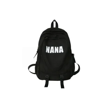 Vack Nylon Backpack Regular Unisex Black/Red/Blue/Brown