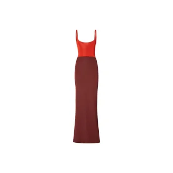 FENDI SS25 Slip Dress Women's Red