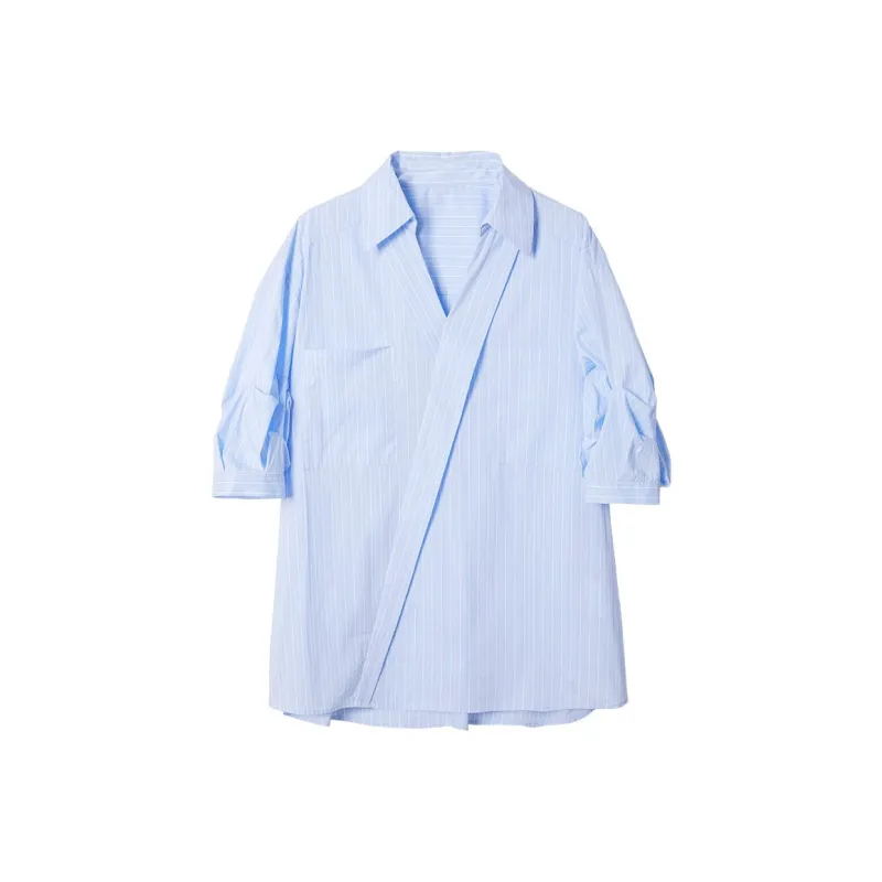 Dajia Poetry Summer Shirt Women's-0