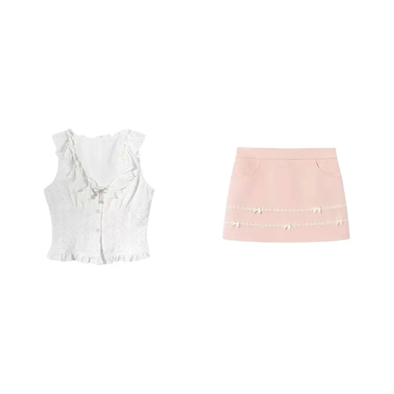 AFGGD Two Piece Skirt Sets Women's-0