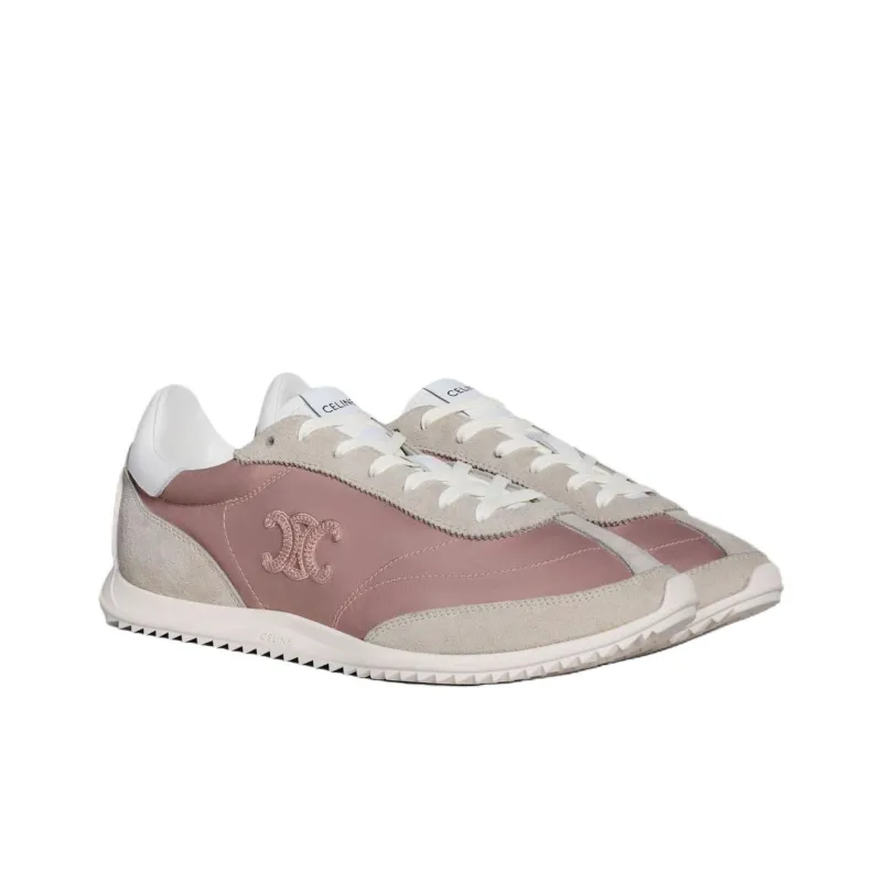 CELINE Racer Low Top Casual Shoes Women's Rose Pink-1
