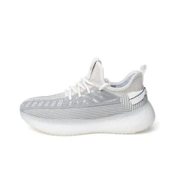 FED Breathable And Lightweight Low Top Casual Shoes Men's White Gray