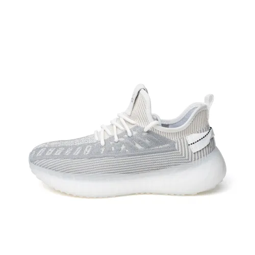 FED Breathable And Lightweight Low Top Casual Shoes Men's White Gray