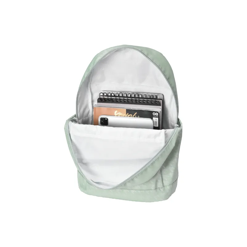 TURN UP Polyester Backpack Unisex Mint Green-3