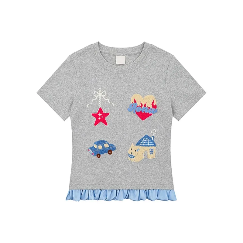 ZAO FU NIAO T Shirts Women's-0