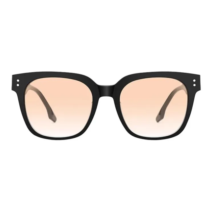 CAPONI TR90 Square Sunglasses Unisex Black-1