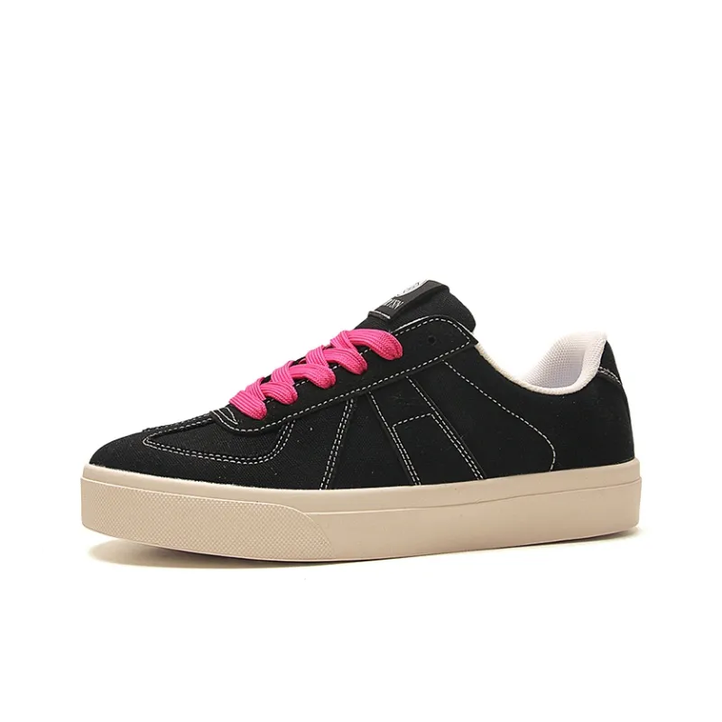 STUR YSN Wear resistant And Lightweight Low Top Skateboard Shoes Unisex Black-0