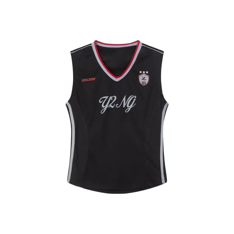 Y Y2NG Tank Tops Women's Black-0