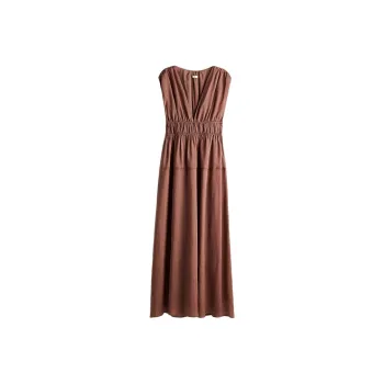 H&M Sleeveless Dresses Women's Brown