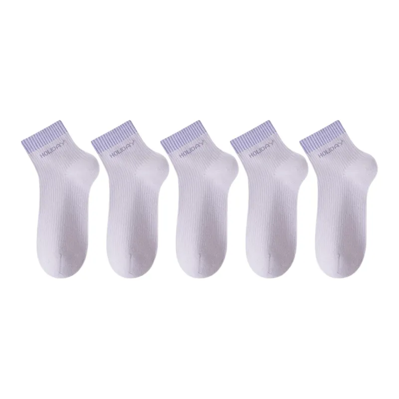 Urban Beauty Ankle Socks Women's 5 Pack-8