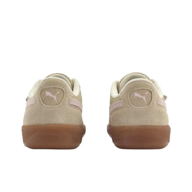 PUMA Palermo Anti Slip Wear Resistant Low Top Skateboard Shoes Women's Light Brown-3