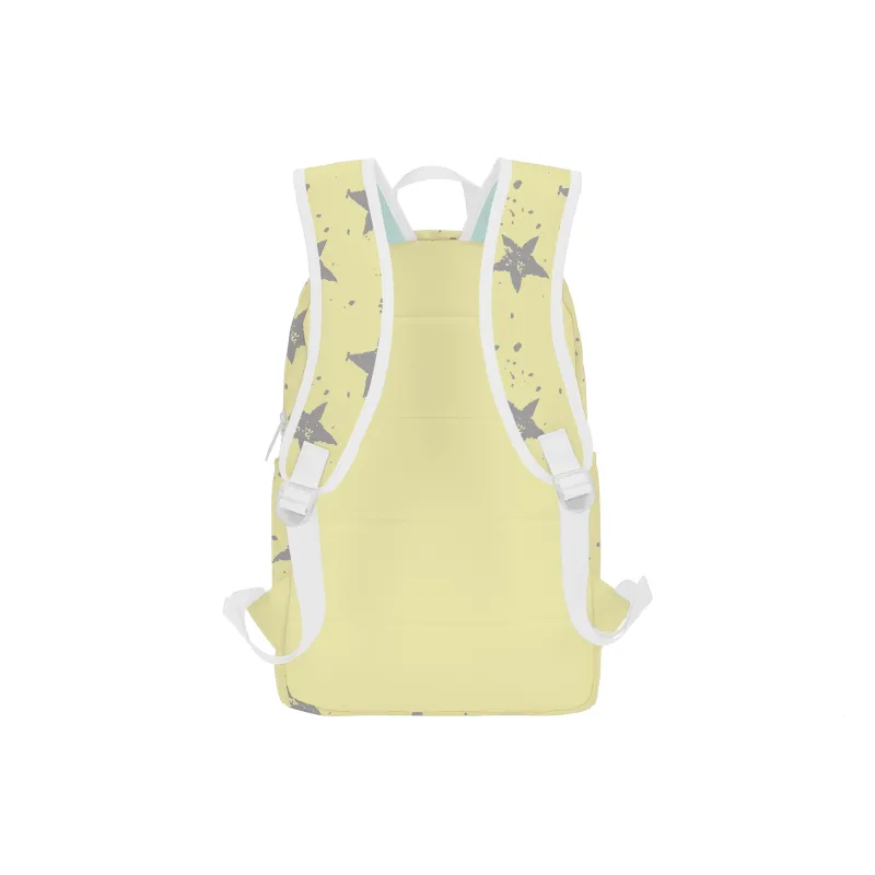 TURN UP Polyester Backpack Unisex Apricot-2