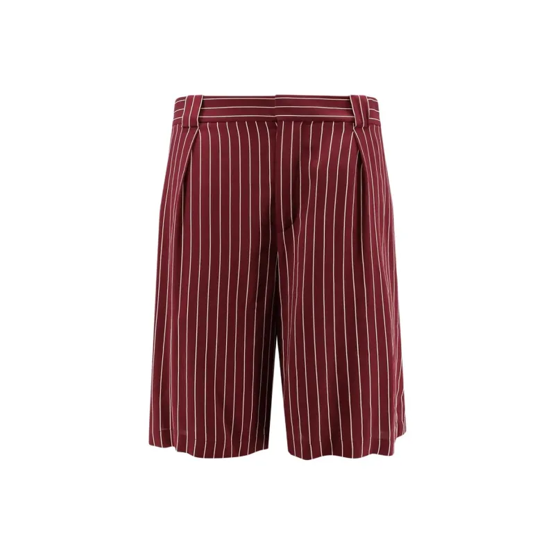SAINT LAURENT Casual Shorts Men's Red-0