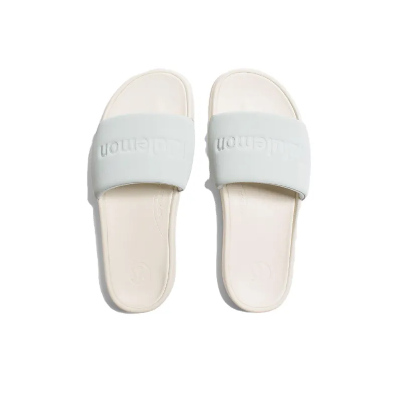 Lululemon Restfeel Slide Slip Resistant Abrasion Resistant Slide Slippers Women's Clear Green-3