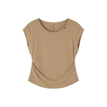 Mo Han Yi Mei T Shirts Women's Khaki