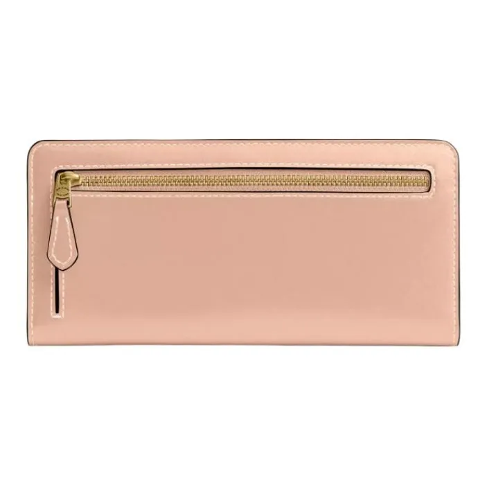 COACH Calfskin Wallet Trumpets Women's Cream-1