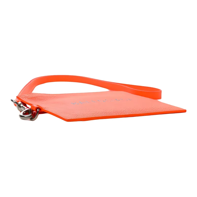 Balenciaga Leather Card Holder Regular Men's Orange-2