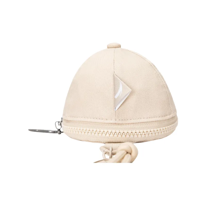 Anta Irving Series Polyester Hats & Caps Crossbody Bag Unisex Light Chestnut Gray-4