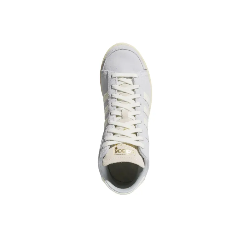 Adidas Originals Anti Slip Wear Resistant High Top Skateboard Shoes Women's Light White violet-4
