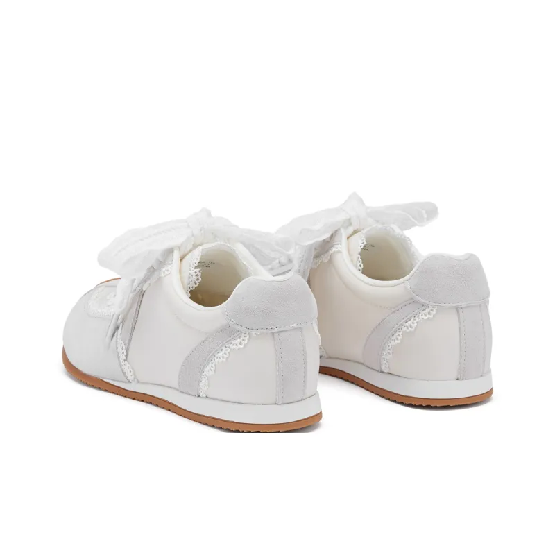 Hotwind Cream Lace Series Abrasion Resistant Slip Resistant Low Top Casual Shoes Women's-3