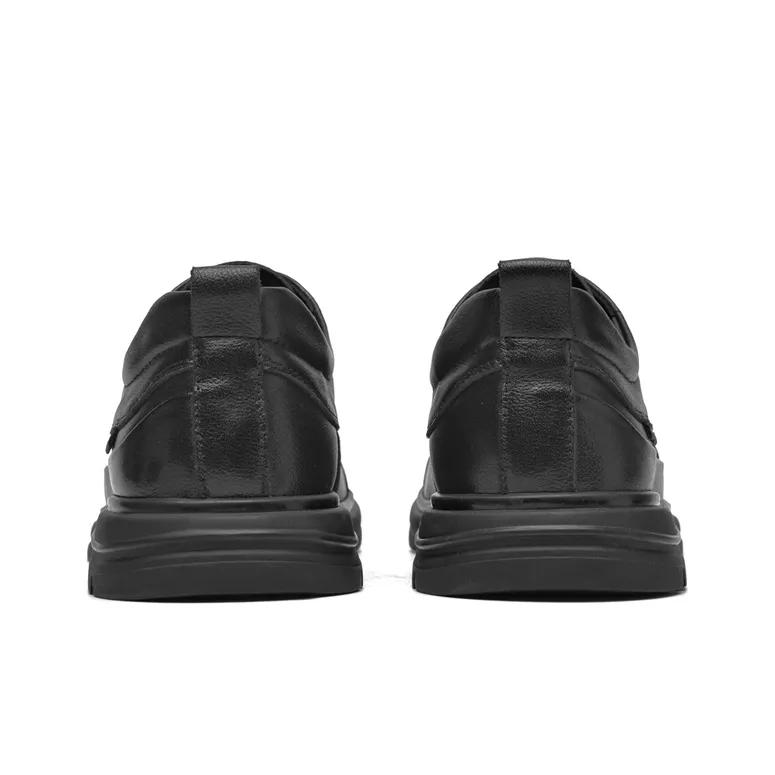 AOKANG Dress Shoes Men Low Top Black-3