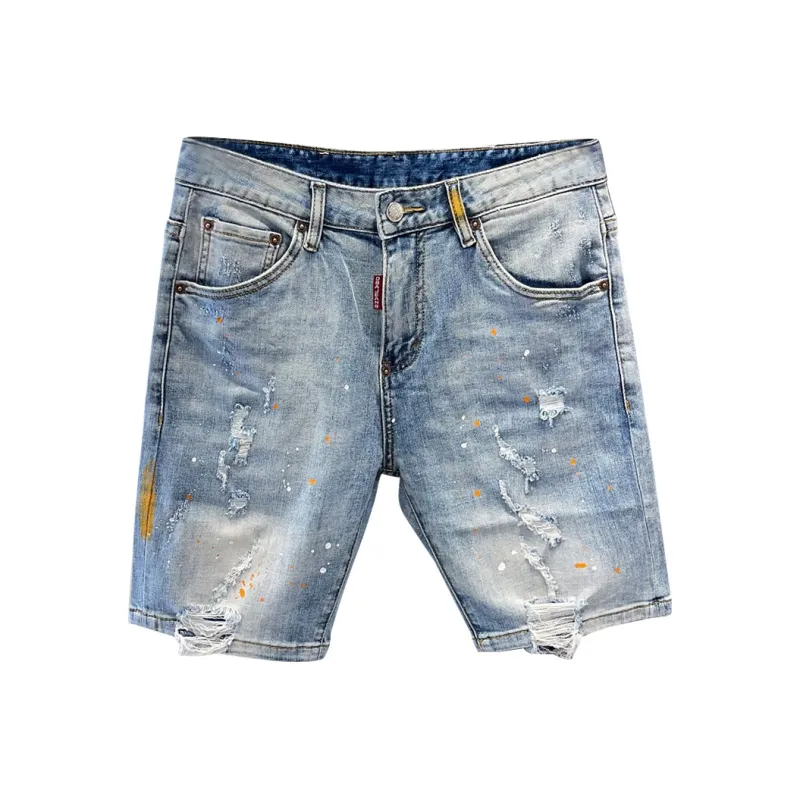 Zomuros Denim Shorts Unisex Blue-0