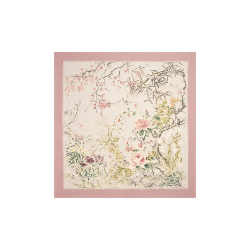 DIOR Cashmere Shawls Women's Light Pink-0