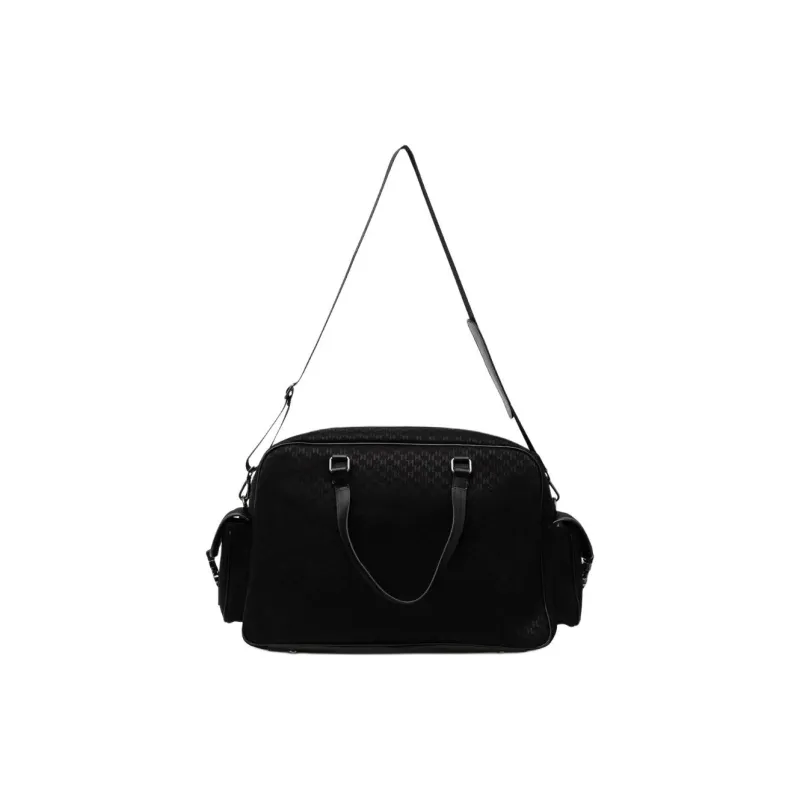 KARL LAGERFELD Viscose With Polyester Travel Bag Men's Black-1