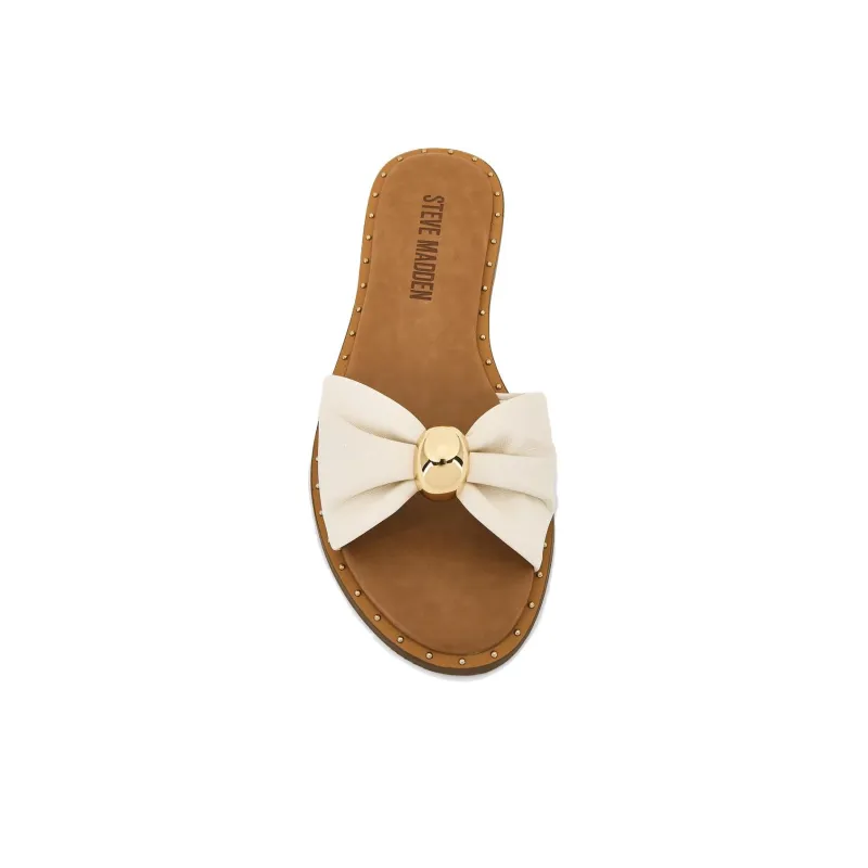 STEVE MADDEN Abrasion Resistant Slide Slippers Women's White-3