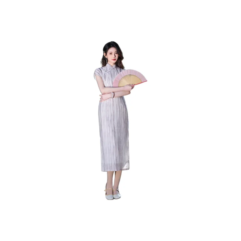 MJ Cheongsams Women's Purple-0