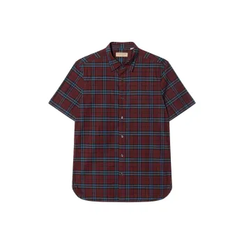 Burberry Shirts Men Red