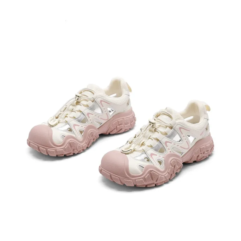 MQ Shock Absorbers With Slip Resistant Features Low Top Chunky Sneakers Women's-1