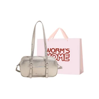 Worm's Home PU Underarm Crossbody Bag, Shoulder Bag Regular Women's