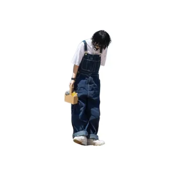 YIWANSHIDUO Jumpsuits Unisex Blue