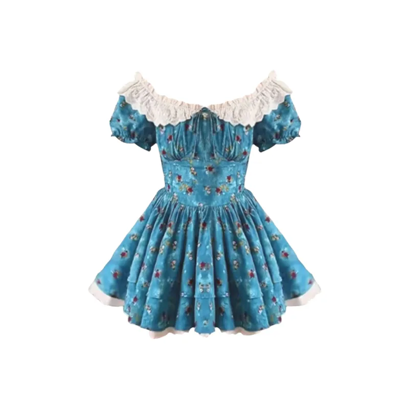 Peaches Peaches Short Sleeved Dress Women's-0