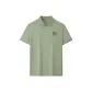 [7A Antibacterial Quick Dry Cooling]Gray Pea Green (Minimalist Line Frame Chest Badge)