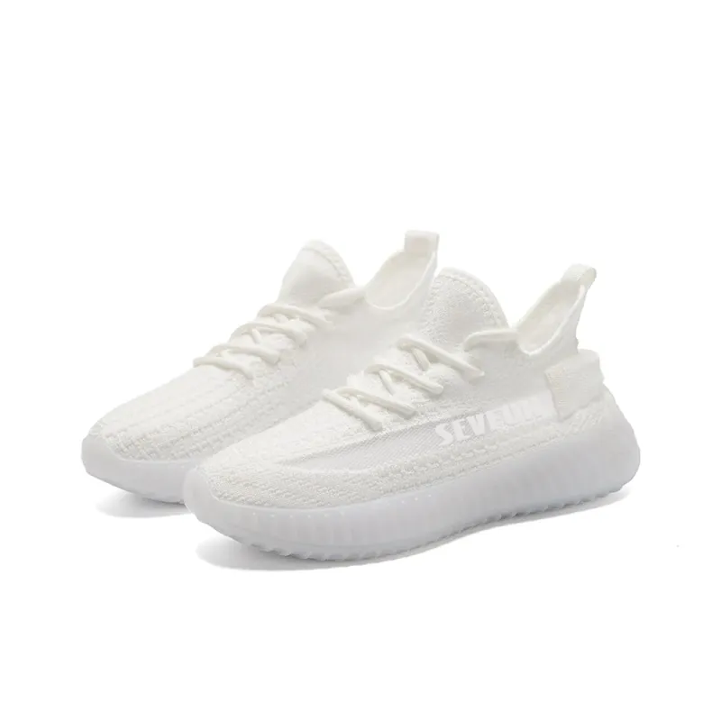 7 SEVFUN Casual Shoes Unisex Low Top White/Gray-24